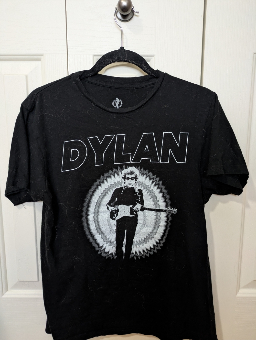 Bob Dylan Graphic Tee - DYLAN Black Short Sleeve Shirt